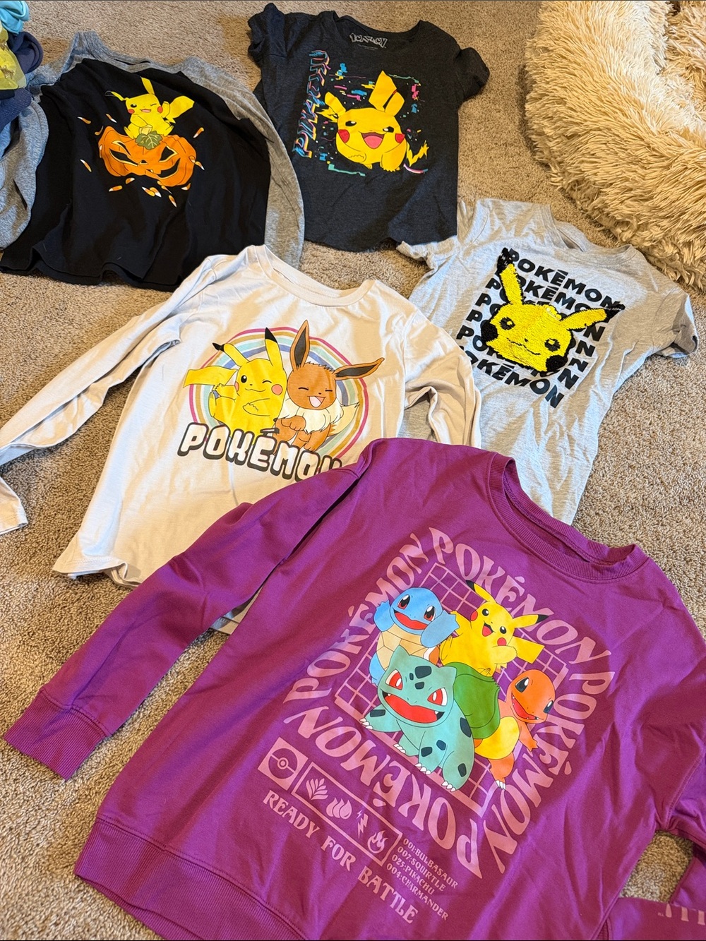 Pokémon lot 10/12 girls